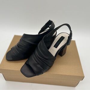 Sanctuary Women's SA-Regal Heeled Sandal, Black,